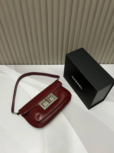 Сумка Chanel женский кожа коричневый l1294125-1
