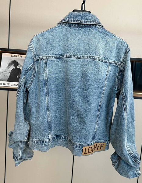 Куртка джинсовка Loewe женский джинса синий 144986-2