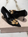 Туфли Jimmy Choo женский сатин черный 138700-3