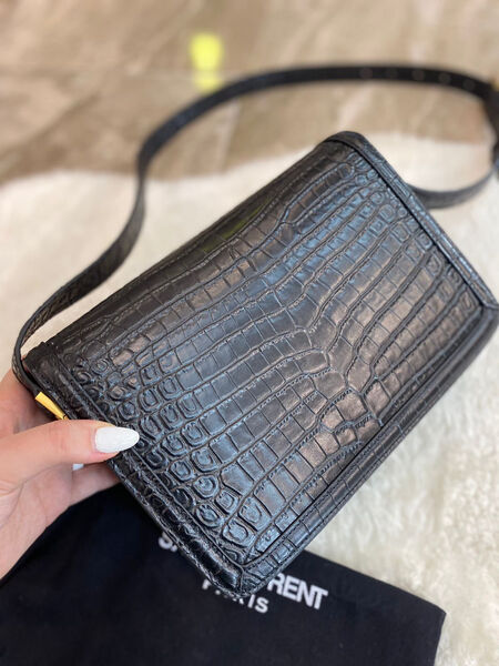 Сумка Saint Laurent Solferino женский кожа черный 97038-2