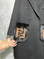 Пальто Fendi женский черный 125658-3
