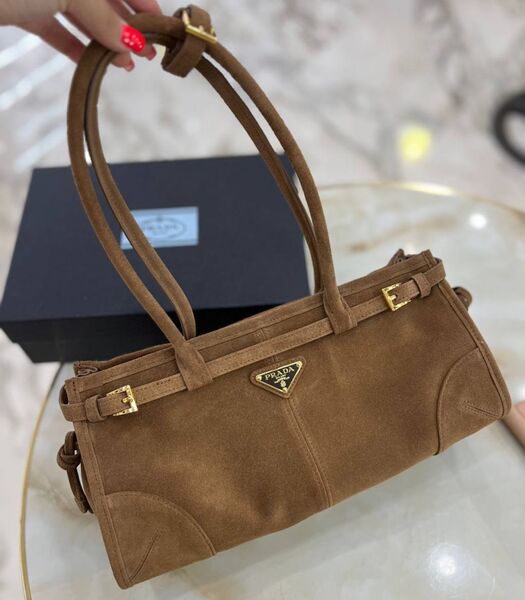 Сумка Prada женский замша 159129