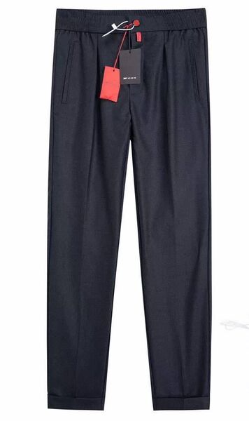 Мужские брюки Kiton мужской черный 133654
