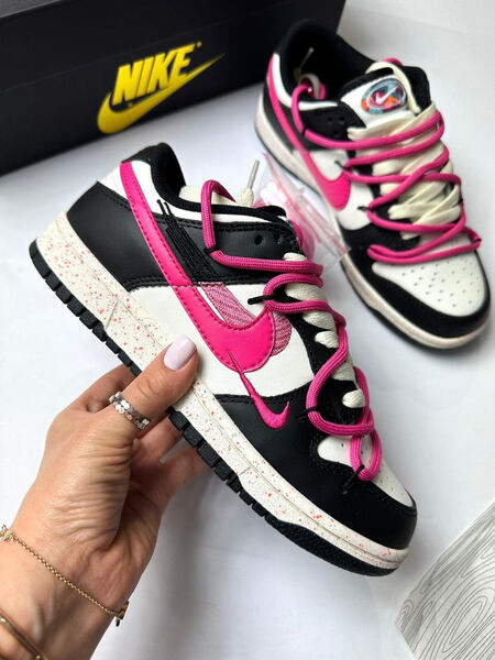 Кеды Nike женский кожа черный 120870-3