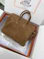 Сумка Hermès Birkin 25 женский замша 155728-4