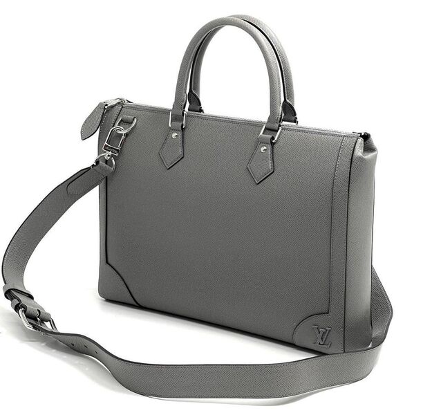 Мужской портфель Louis Vuitton мужской кожа черный 100067