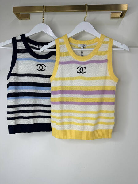 Майка Chanel женский горчичный 192623-2