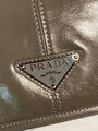 Мужская сумка мессенджер Prada мужской кожа графитовый 173419-2