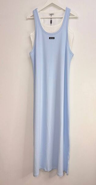 Платье Miu Miu женский бирюзовый 193427