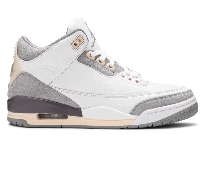 Мужские кроссовки Nike Air Jordan 3 мужской кожа белый 141034