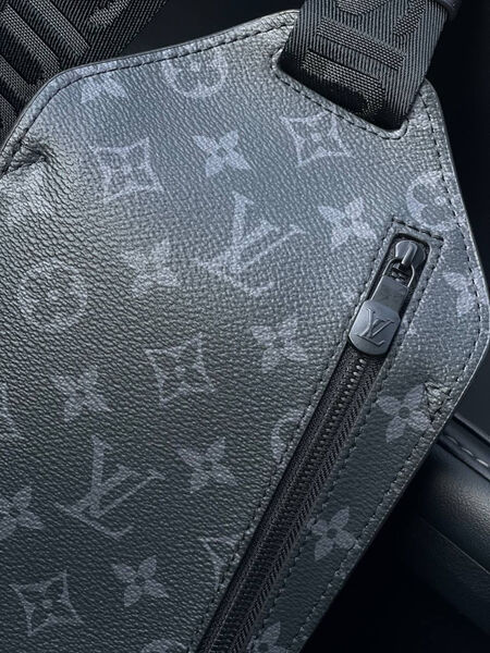 Мужская сумка слинг Louis Vuitton мужской кожа черный 105253-6