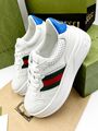 Кеды Gucci женский кожа белый 24869-2