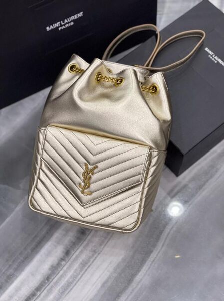 Сумка Saint Laurent женский кожа бежевый 77428-2