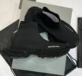 Кроссовки Balenciaga женский текстиль черный,серебристый 139494