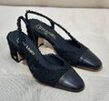 Туфли Chanel женский кожа черный 138355-1