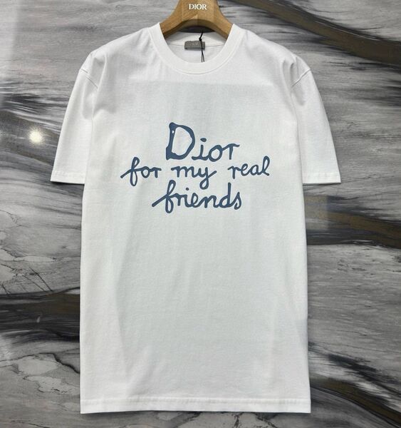 Мужская футболка Christian Dior мужской белый 181730