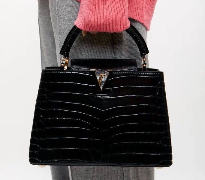 Сумка Louis Vuitton женский кожа черный 127804
