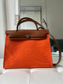 Сумка Hermèsherbag Zip женский кожа оранжевый 75486-3