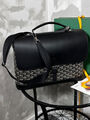 Мужской портфель Goyard мужской кожа черный 121568-3