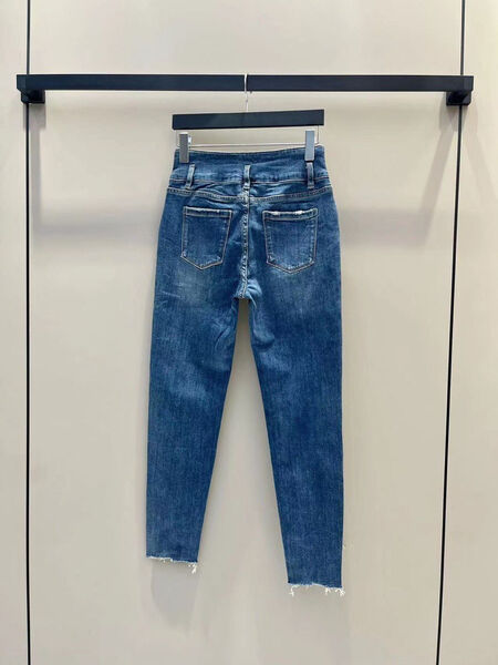 Джинсы Saint Laurent женский джинса синий 124522-2