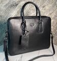 Мужской портфель Prada мужской кожа черный 170381-1