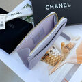 Визитница Chanel женский кожа фиолетовый 188468-3
