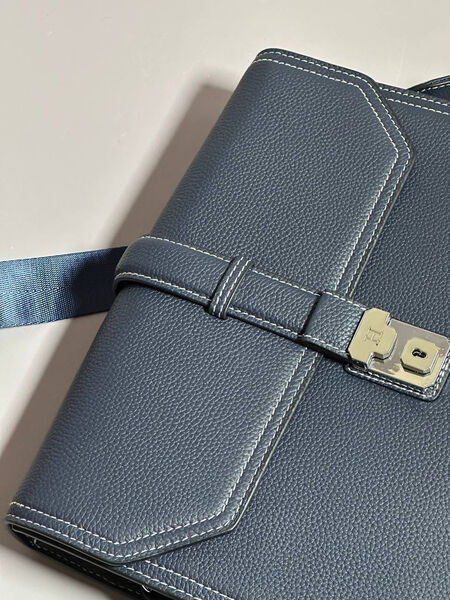 Мужская сумка мессенджер Hermès мужской кожа графитовый 152813-6
