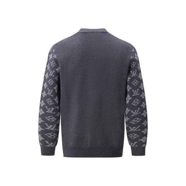 Мужской кардиган Louis Vuitton мужской трикотаж графитовый 168707-2