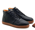 Мужские кеды Brunello Cucinelli мужской кожа черный 45773-1