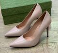 Туфли Gucci женский кожа бежевый 134821-1