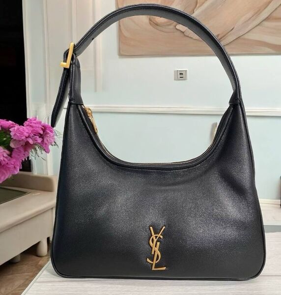 Сумка Saint Laurent женский кожа черный 187002