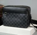 Мужская сумка мессенджер Louis Vuitton мужской кожа черный 172610-1