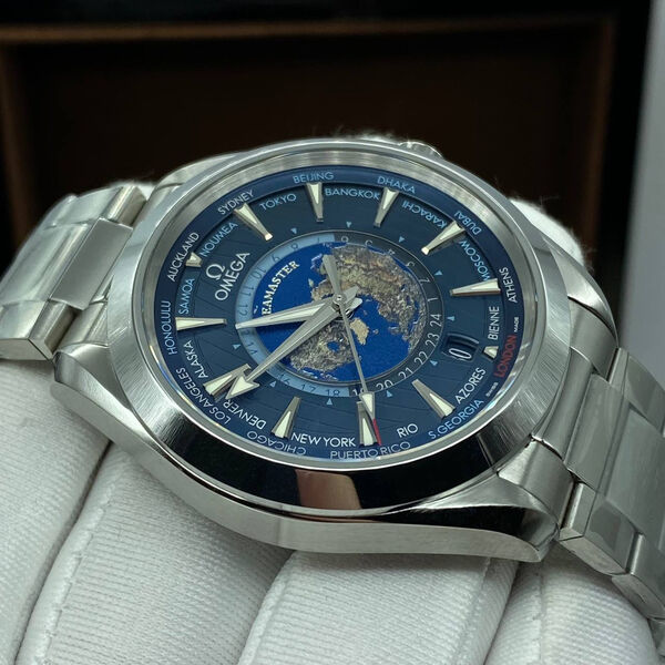 Мужские часы Omega Seamaster Aqua Terra синий 155573-4