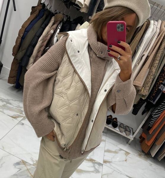 Куртка Brunello Cucinelli женский бежевый 127135