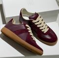 Кеды Maison Margiela женский кожа swift бордовый 181483