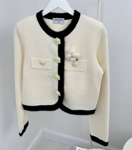 Кардиган Chanel женский белый 136863