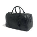 Дорожная сумка Bottega Veneta мужской кожа черный 150092-3