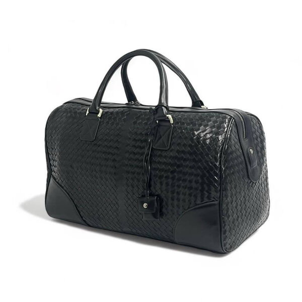 Дорожная сумка Bottega Veneta мужской кожа черный 150092-3