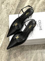 Туфли Celine женский кожа черный 104909-12