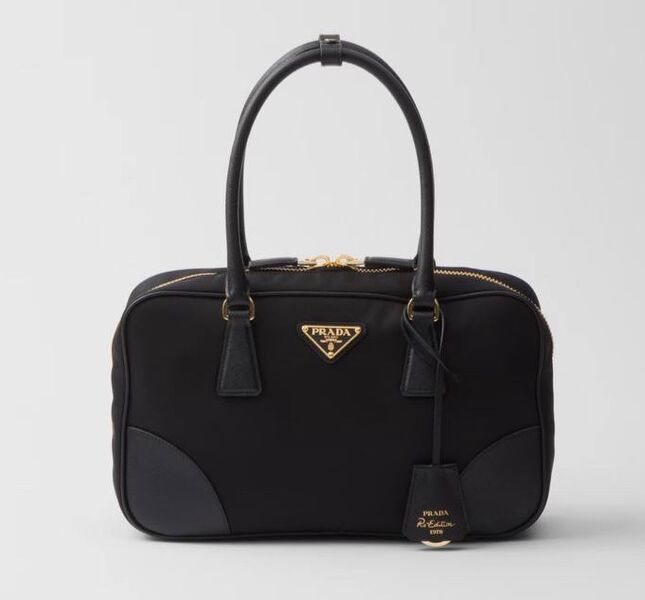 Сумка Prada женский кожа черный 149669