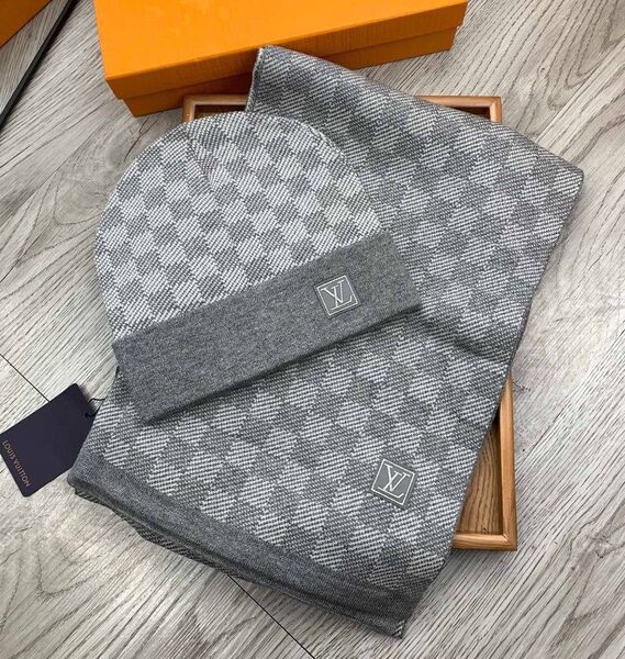 Мужской коплект Louis Vuitton мужской вязаная ткань графитовый 135745