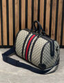 Дорожная сумка Gucci женский канва бежевый 189423-3