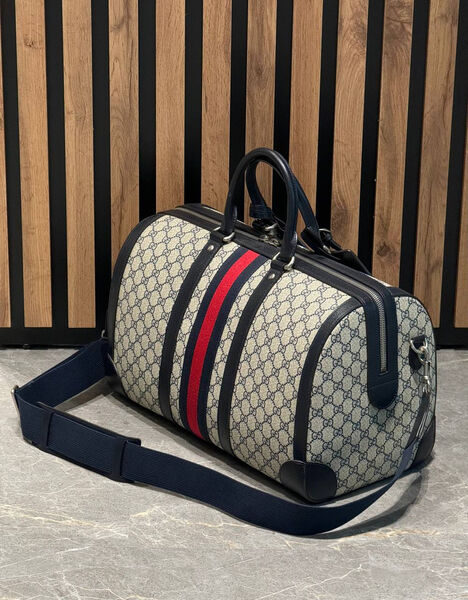 Дорожная сумка Gucci женский канва бежевый 189423-3