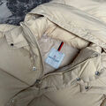 Мужской пуховик Moncler мужской бежевый 167497-3