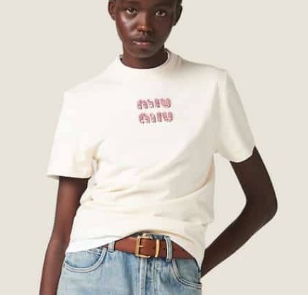 Футболка Miu Miu женский белый 137683