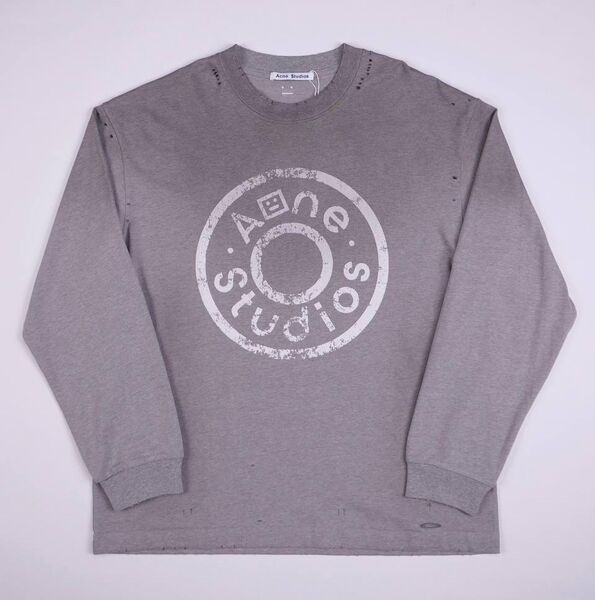 Мужской лонгслив Acne Studios мужской графитовый 166723