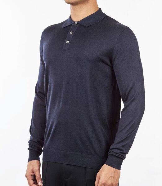 Мужское поло Zegna мужской синий 123733