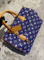 Сумка Louis Vuitton женский кожа синий 195027-8
