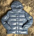 Мужской пуховик Moncler мужской бирюзовый 171390-1