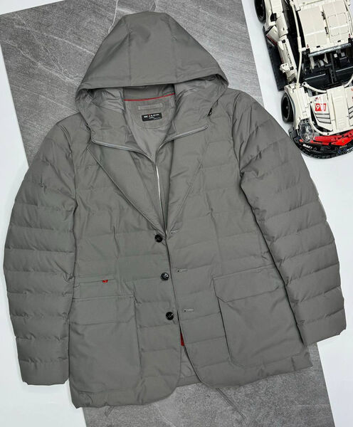 Мужской пуховик Kiton мужской графитовый 165332-9